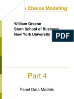 Discrete Choice Modeling: William Greene Stern School of Business New York University