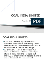 Coal India Limited: Anamika Ray Reg - No. 09CQCMA005