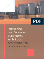 Formacion Del Derecho Electoral en Mexico PDF