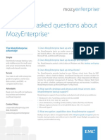 Frequently Asked Questions About Mozyenterprise