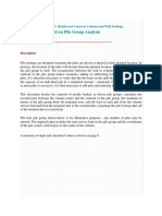 7.4 As Driven Pile Group Analysis: CHAPTER 7: Reinforced Concrete Column and Wall Footings