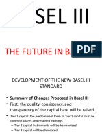 Basel Iii: The Future in Banking