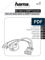 Cablu VGA Hdmi