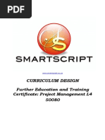 L4 Project Management Curriculum Design Document