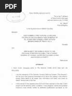 Download The Narwhal Affidavit in Site C court case by The Narwhal SN385330559 doc pdf