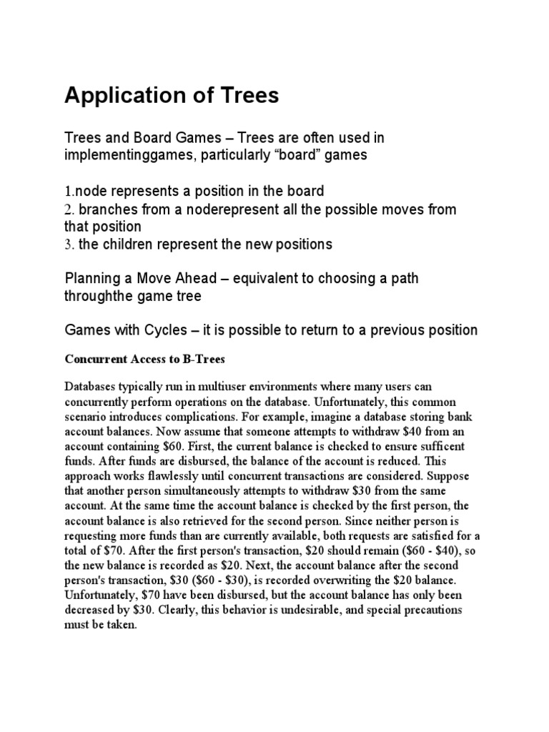Application of Trees | PDF | Computer Programming | Computer Data
