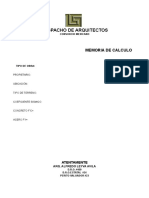 Plantilla Para El Calculo Estructural de Una Casa de 2 Pisos