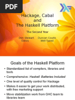 Hackage, Cabal and the Haskell Platform