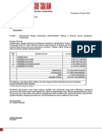 Pimpinan Proyek Green Synthesis Pontianak Pontianak: Item No - Rekapitulasi Total Estimasi Tahap 2