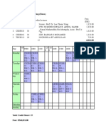 Jadual Belajar