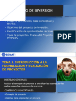 Formulación y Evaluación de Proyectos