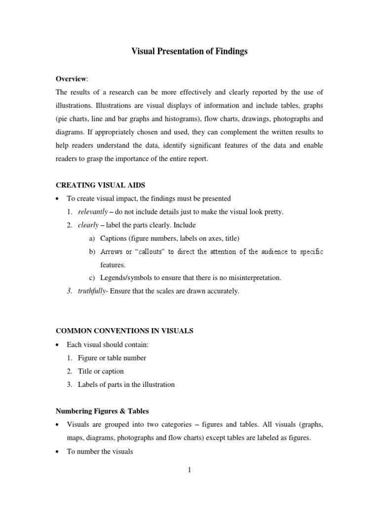 2b Presenting Findings Visually | PDF | Chart | Noun
