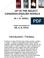 Fantasy in The Select Canadian English Novels: Mr. I. R. Jarali