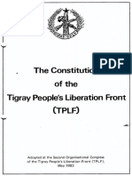 TPLF constitution