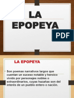Caracteristicas de La Epopeya