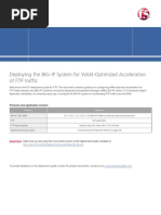 Deploying The BIG-IP System For WAN-Optimized Acceleration of FTP Traffic