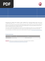 Deploying BIG-IP GTM With APM For Global Remote Access: Deployment Guide