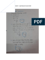 Actividad Ecuaciones Lineales y Cuadráticas