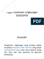 Kesehatan Lingkungan Tentang Sosiosfer