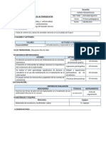 Ficha de Actividad 2018