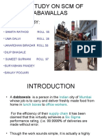 CASE STUDY ON SCM OF DABAWALLAS