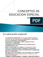 2.-Conceptos de Educacion Especial