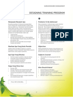 Designing Training Program PDF