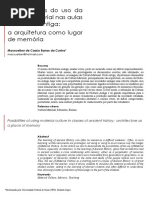 Possibilidades do uso da cultura material nas aulas de história antiga