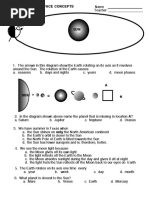 End of Unit Test, Space Concepts