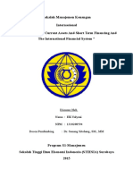 MAKALAH (Manajemen of Current Asset and Short Term Financing and The International System)