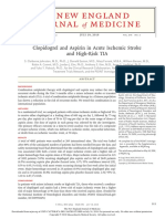 ASA + Clopidogrel in High Risk TIA