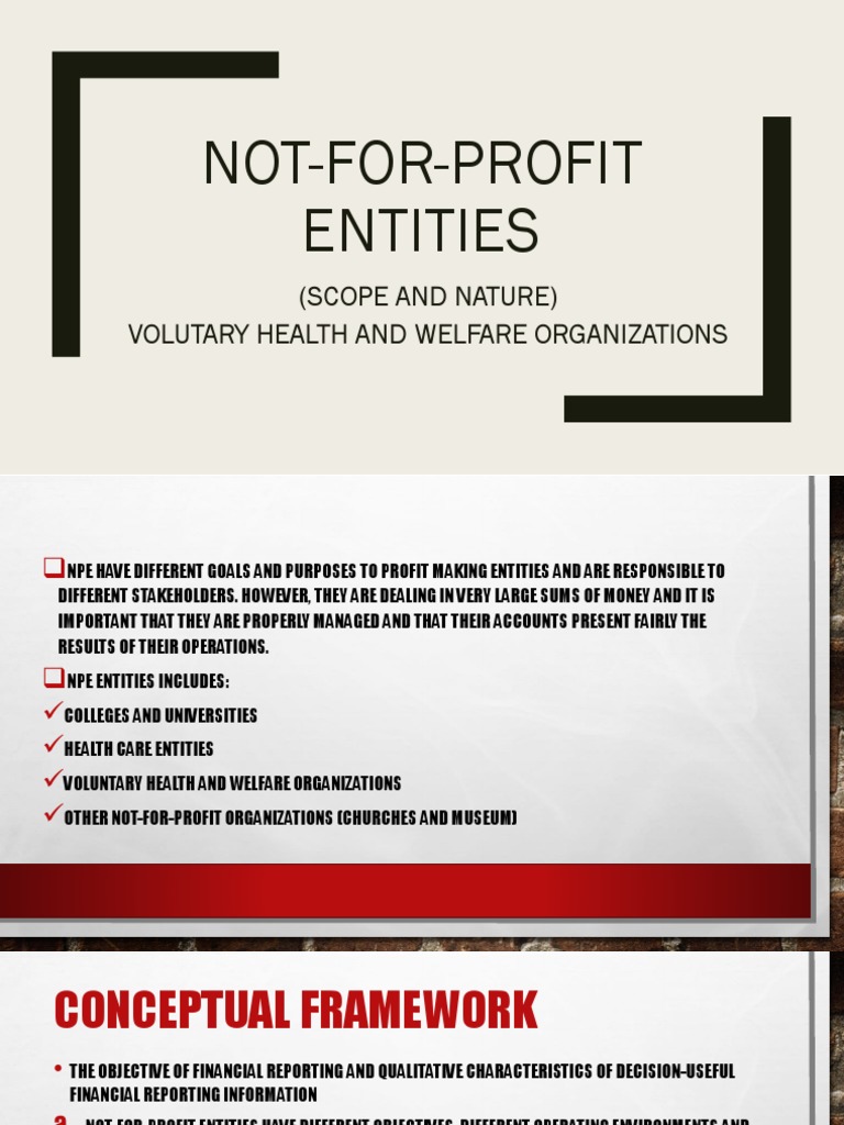Not For Profit Entities | PDF | Fund Accounting | Financial Statement