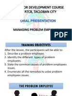 Managing Problem Employees Final
