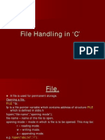 c File Handling