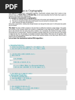 RSA Algorithm in Cryptography