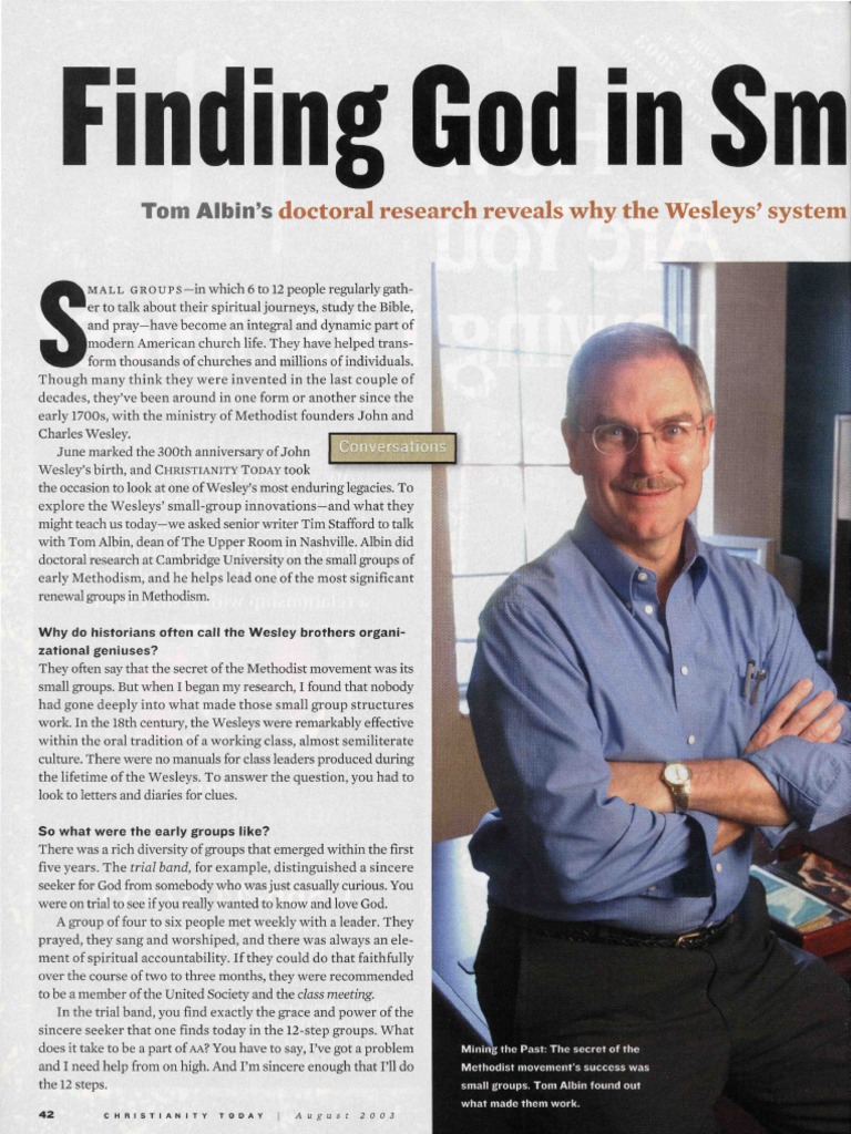 Tom Albin Finding God in Small Groups | PDF