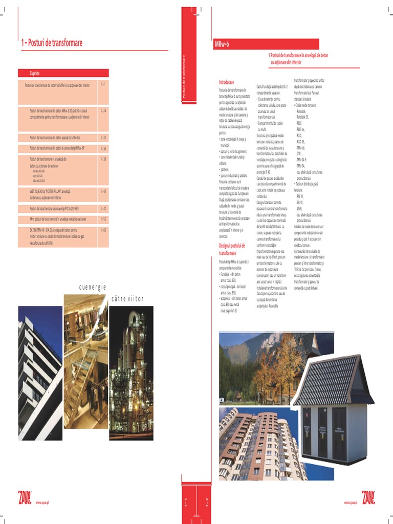 Catalog Post Transformare MDH Energy | PDF