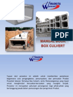 Manual Book Box Culvert