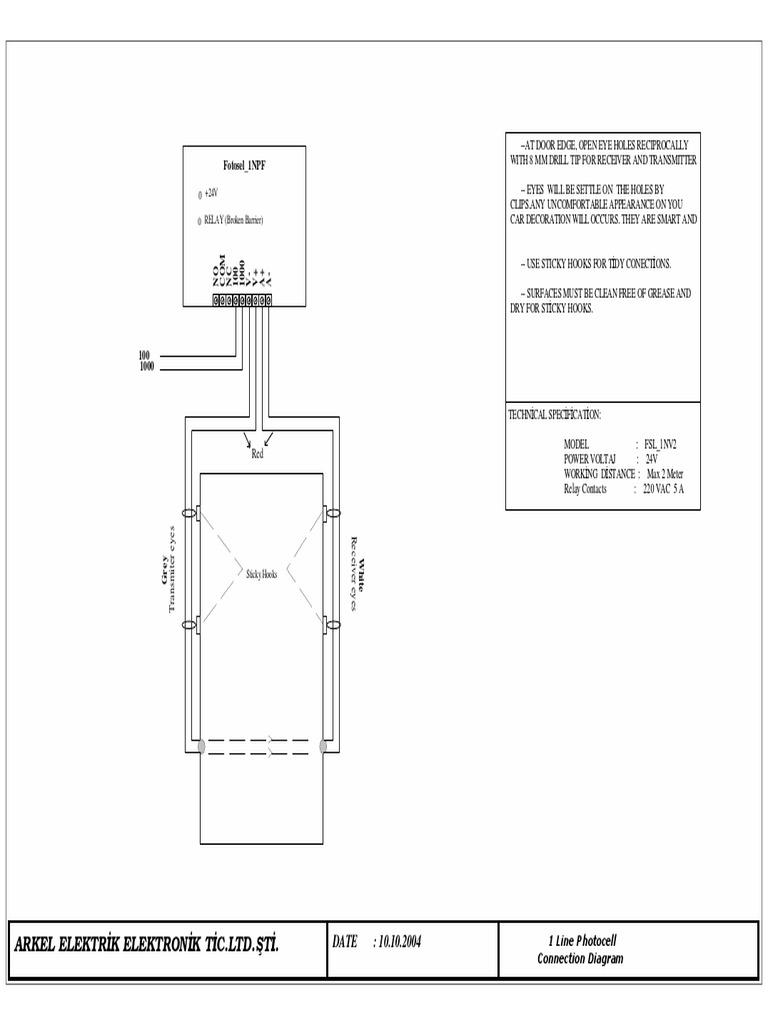 1 Sensor 24v Connection Diagram | PDF | Manufactured Goods | Equipment