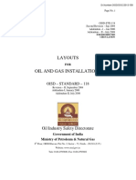 OISD safety standards for oil and gas installations layout