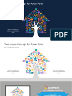 Tree House PowerPoint Template Concept