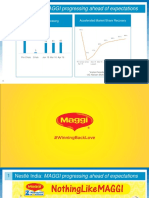 Nestlé India: MAGGI Progressing Ahead of Expectations: Brand Trust Increasing Accelerated Market Share Recovery