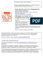 2004 GIS Based Route Planning in Landslide Prone Areas