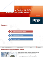Wireless Site Design 1.0.3-T1 Promotional Theme Slides: Huawei Technologies Co., LTD