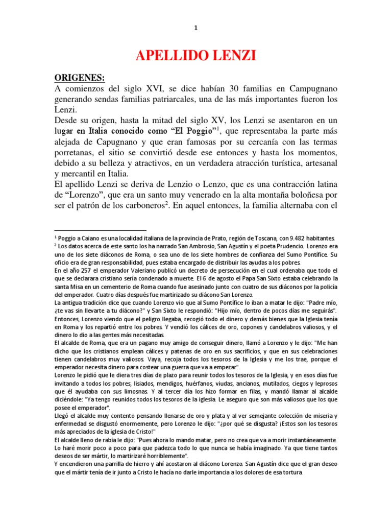 Apellido Lenzi | PDF | Agitación | Religión y creencia, image size:768x1024