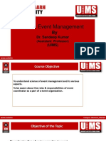 Concepts of Event Management