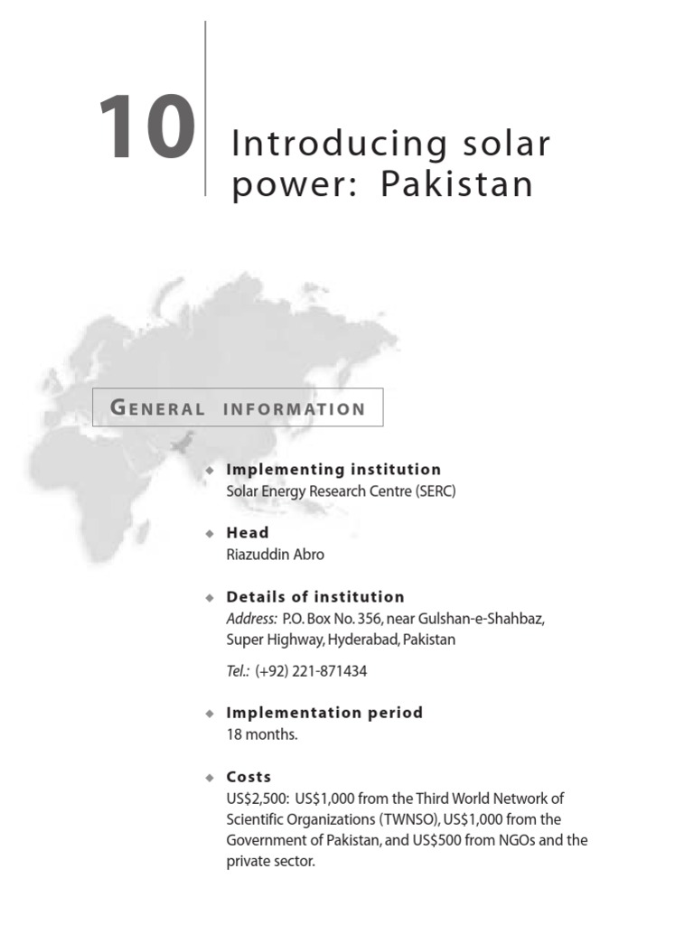 Introducing Solar Power Pakistan | PDF | Solar Energy | Renewable Energy