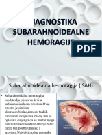 Dijagnostika Subarahnoidealne Hemoragije