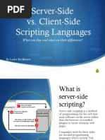 Server-Side vs. Client-Side Scripting Languages: What Are They and What Are Their Differences?