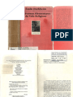 DURKHEIM, Émile Formas Elementares Da Vida Religiosa (COMPLETO) PDF